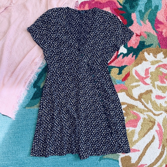 button wrap dress madewell